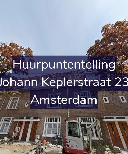 Foto gevel Huurpuntentelling voor Johann Keplerstraat 23, Amsterdam