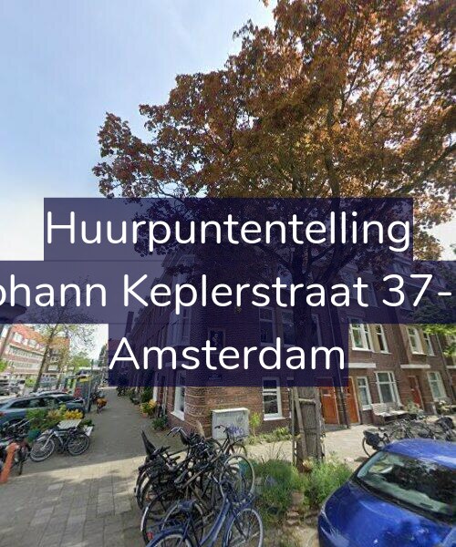 Foto gevel Huurpuntentelling voor Johann Keplerstraat 37-H, Amsterdam