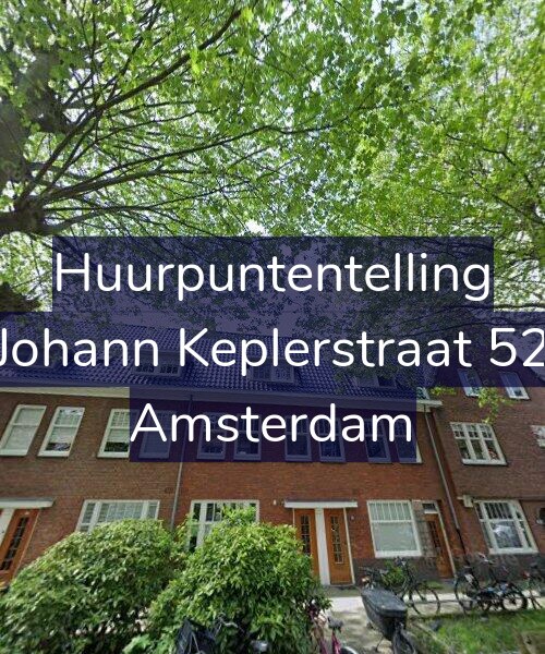 Foto gevel Huurpuntentelling voor Johann Keplerstraat 52, Amsterdam
