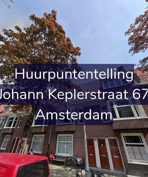 Foto gevel Huurpuntentelling voor Johann Keplerstraat 67, Amsterdam