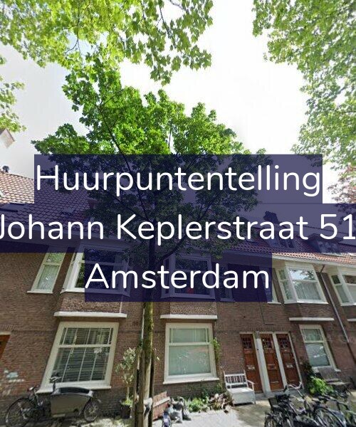 Foto gevel Huurpuntentelling voor Johann Keplerstraat 51, Amsterdam