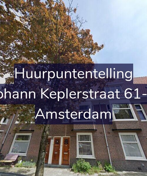 Foto gevel Huurpuntentelling voor Johann Keplerstraat 61-1, Amsterdam