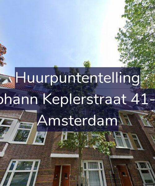 Foto gevel Huurpuntentelling voor Johann Keplerstraat 41-2, Amsterdam