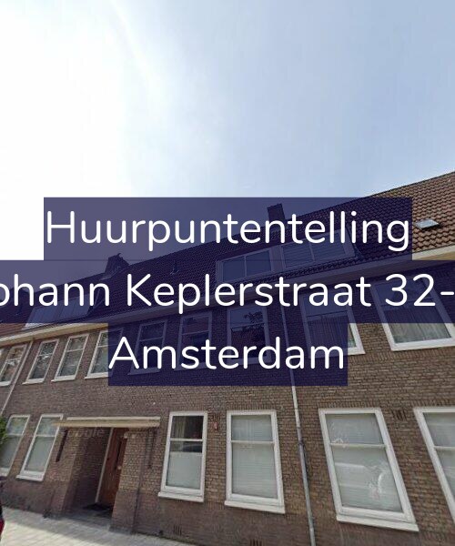 Foto gevel Huurpuntentelling voor Johann Keplerstraat 32-1, Amsterdam