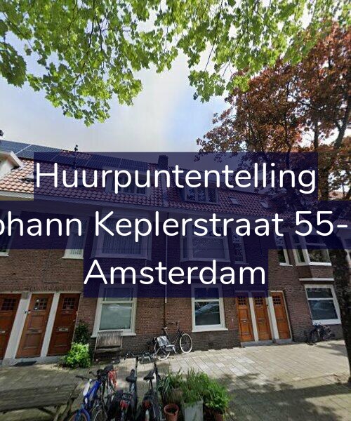 Foto gevel Huurpuntentelling voor Johann Keplerstraat 55-H, Amsterdam