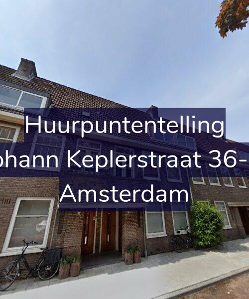 Foto gevel Huurpuntentelling voor Johann Keplerstraat 36-H, Amsterdam