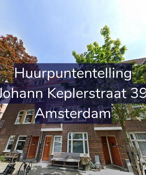 Foto gevel Huurpuntentelling voor Johann Keplerstraat 39, Amsterdam