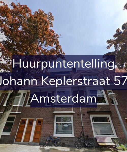 Foto gevel Huurpuntentelling voor Johann Keplerstraat 57, Amsterdam
