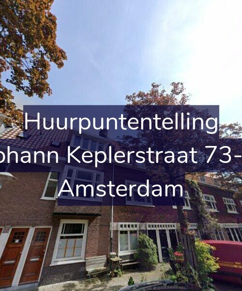 Foto gevel Huurpuntentelling voor Johann Keplerstraat 73-1, Amsterdam
