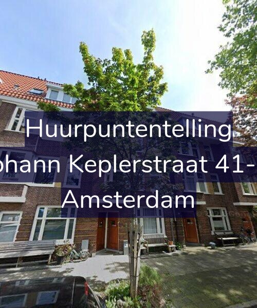 Foto gevel Huurpuntentelling voor Johann Keplerstraat 41-H, Amsterdam