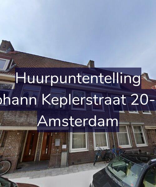 Foto gevel Huurpuntentelling voor Johann Keplerstraat 20-H, Amsterdam