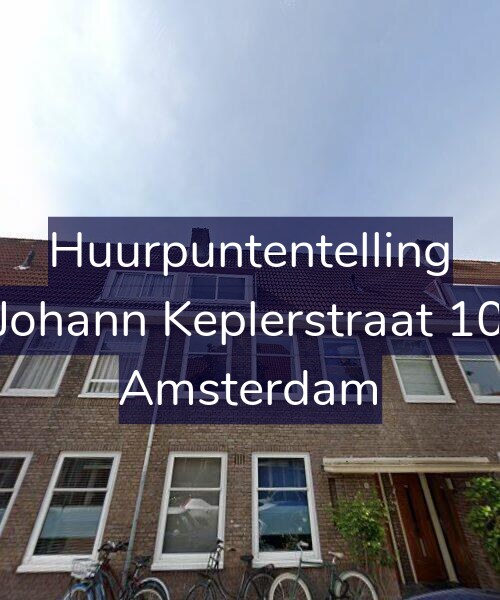 Foto gevel Huurpuntentelling voor Johann Keplerstraat 10, Amsterdam