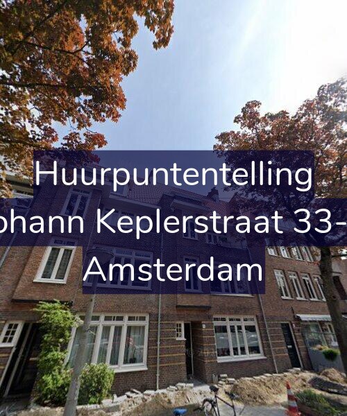 Foto gevel Huurpuntentelling voor Johann Keplerstraat 33-1, Amsterdam