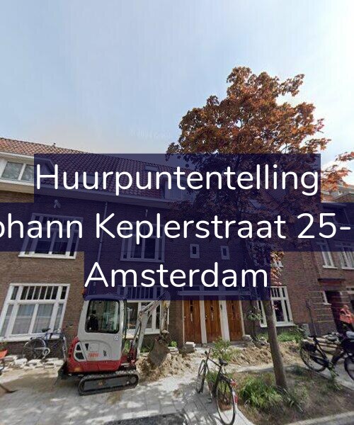 Foto gevel Huurpuntentelling voor Johann Keplerstraat 25-H, Amsterdam