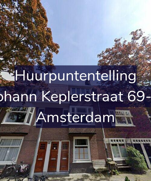 Foto gevel Huurpuntentelling voor Johann Keplerstraat 69-1, Amsterdam