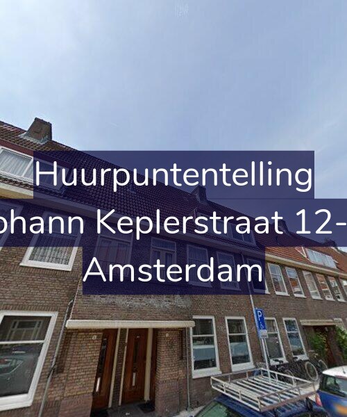 Foto gevel Huurpuntentelling voor Johann Keplerstraat 12-1, Amsterdam