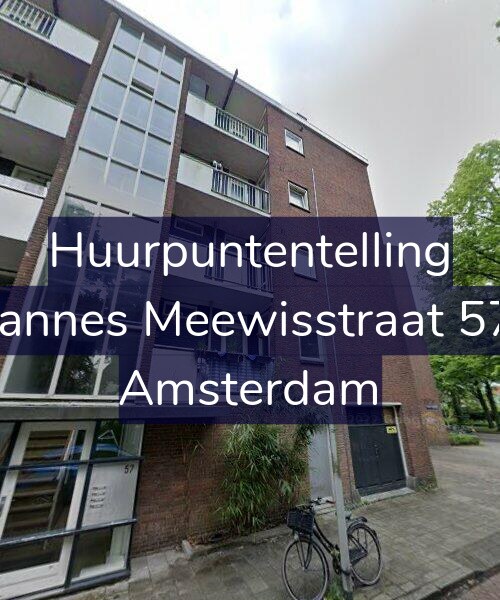 Foto gevel Huurpuntentelling voor Johannes Meewisstraat 57-H, Amsterdam