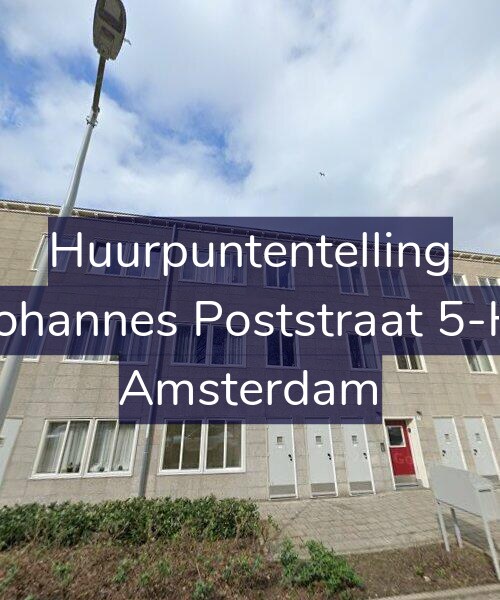 Foto gevel Huurpuntentelling voor Johannes Poststraat 5-H, Amsterdam