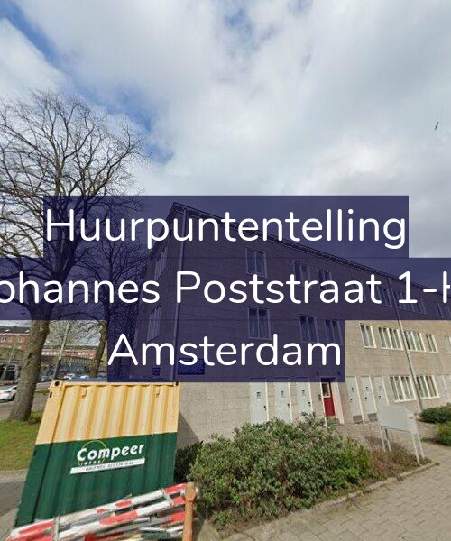 Foto gevel Huurpuntentelling voor Johannes Poststraat 1-H, Amsterdam