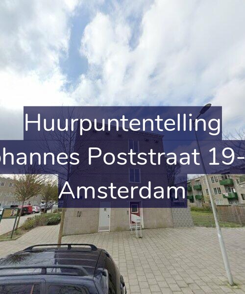 Foto gevel Huurpuntentelling voor Johannes Poststraat 19-H, Amsterdam