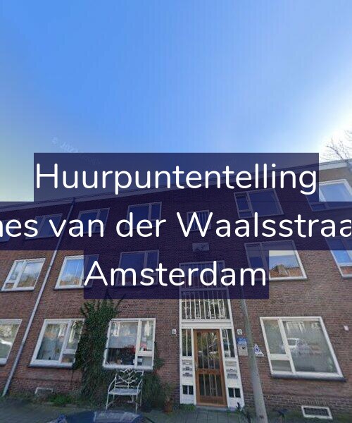 Foto gevel Huurpuntentelling voor Johannes van der Waalsstraat 64-1, Amsterdam