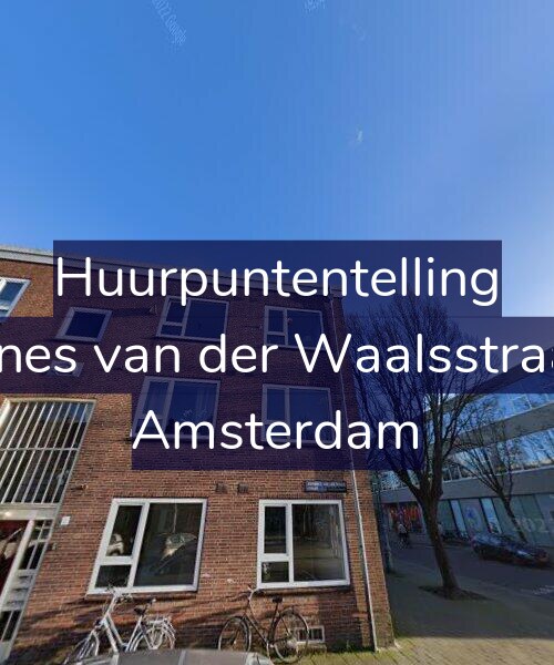 Foto gevel Huurpuntentelling voor Johannes van der Waalsstraat 2-2, Amsterdam