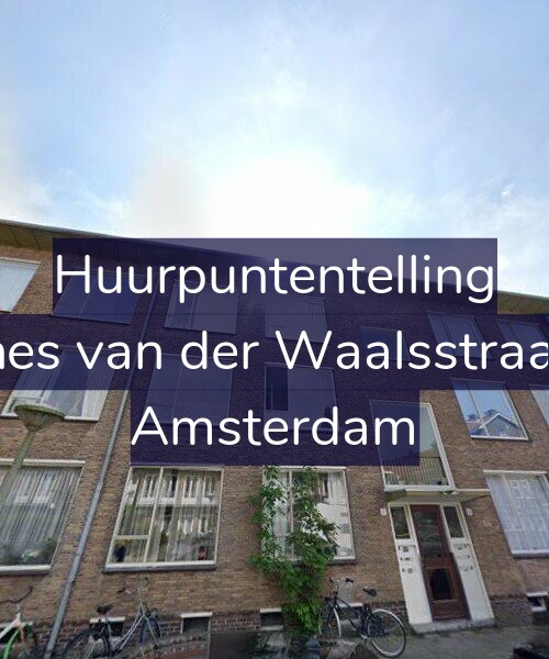 Foto gevel Huurpuntentelling voor Johannes van der Waalsstraat 32-1, Amsterdam