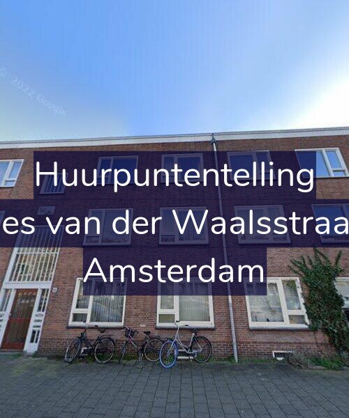 Foto gevel Huurpuntentelling voor Johannes van der Waalsstraat 66-H, Amsterdam