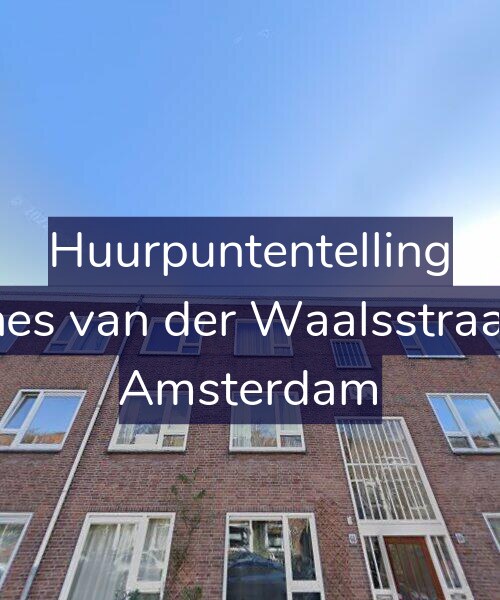 Foto gevel Huurpuntentelling voor Johannes van der Waalsstraat 68-2, Amsterdam