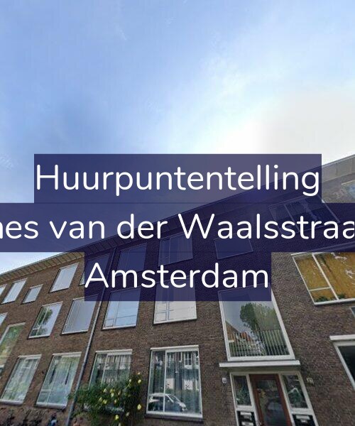 Foto gevel Huurpuntentelling voor Johannes van der Waalsstraat 44-2, Amsterdam