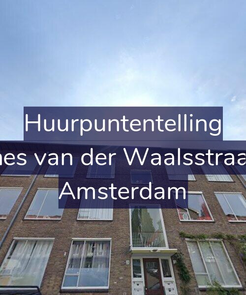 Foto gevel Huurpuntentelling voor Johannes van der Waalsstraat 28-2, Amsterdam