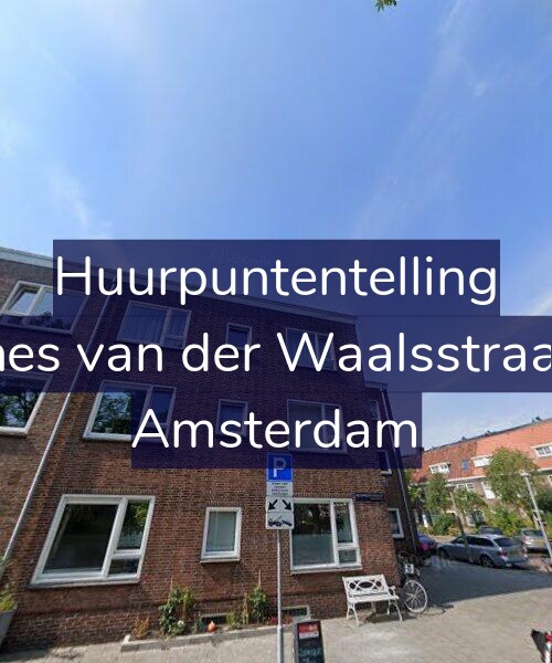 Foto gevel Huurpuntentelling voor Johannes van der Waalsstraat 80-1, Amsterdam