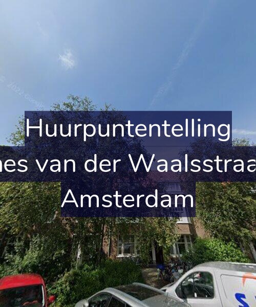 Foto gevel Huurpuntentelling voor Johannes van der Waalsstraat 31-1, Amsterdam