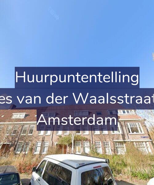 Foto gevel Huurpuntentelling voor Johannes van der Waalsstraat 101-1, Amsterdam