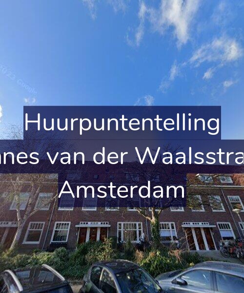 Foto gevel Huurpuntentelling voor Johannes van der Waalsstraat 17, Amsterdam