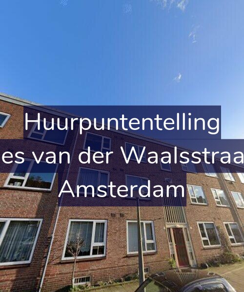 Foto gevel Huurpuntentelling voor Johannes van der Waalsstraat 16-H, Amsterdam