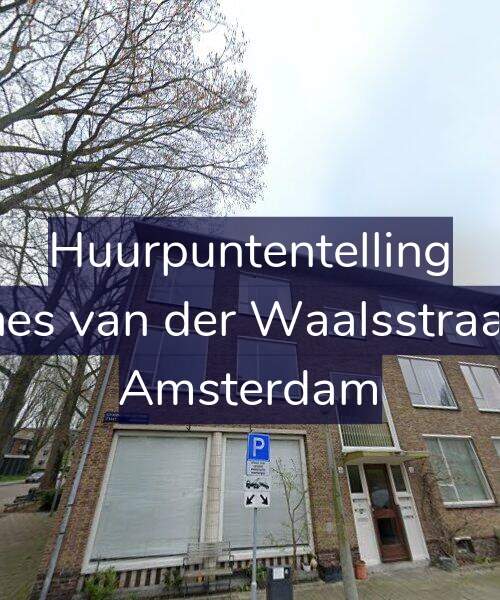 Foto gevel Huurpuntentelling voor Johannes van der Waalsstraat 40-1, Amsterdam