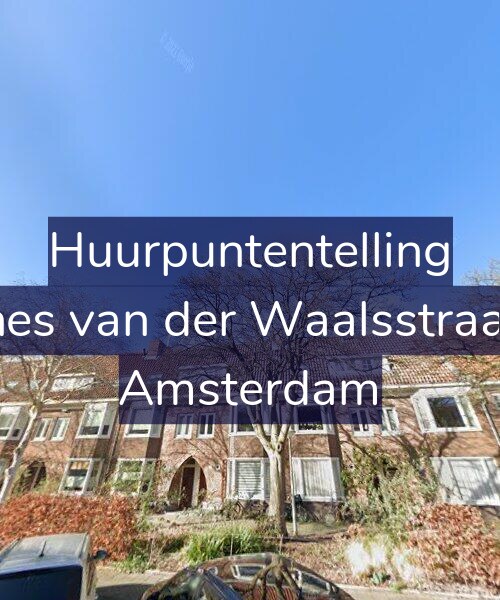 Foto gevel Huurpuntentelling voor Johannes van der Waalsstraat 89-1, Amsterdam