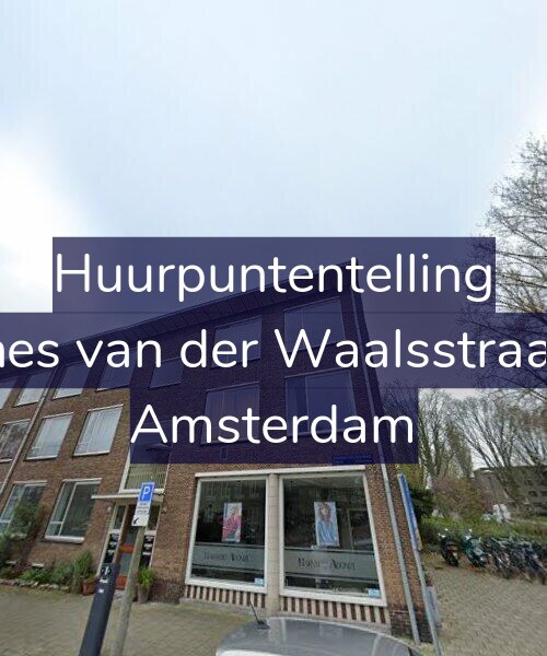 Foto gevel Huurpuntentelling voor Johannes van der Waalsstraat 42-2, Amsterdam