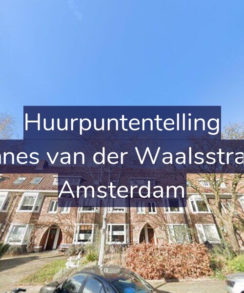 Foto gevel Huurpuntentelling voor Johannes van der Waalsstraat 87, Amsterdam