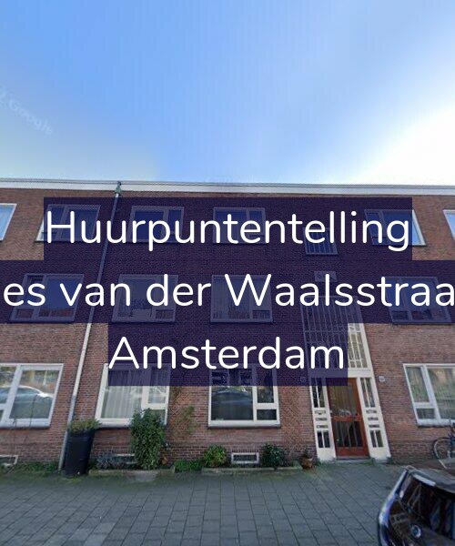 Foto gevel Huurpuntentelling voor Johannes van der Waalsstraat 68-H, Amsterdam