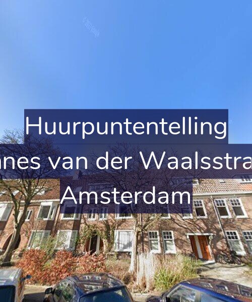 Foto gevel Huurpuntentelling voor Johannes van der Waalsstraat 93, Amsterdam