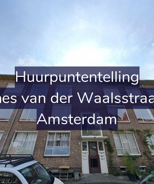 Foto gevel Huurpuntentelling voor Johannes van der Waalsstraat 28-1, Amsterdam