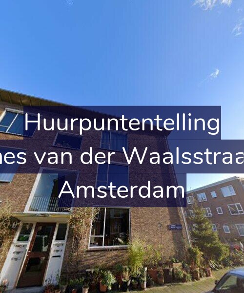 Foto gevel Huurpuntentelling voor Johannes van der Waalsstraat 22-1, Amsterdam