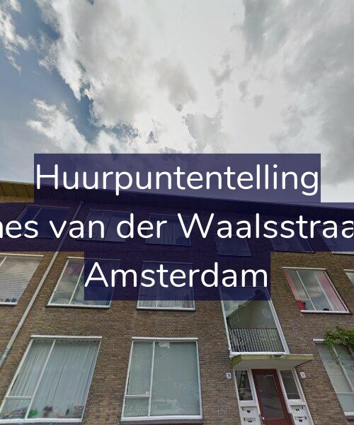 Foto gevel Huurpuntentelling voor Johannes van der Waalsstraat 26-2, Amsterdam