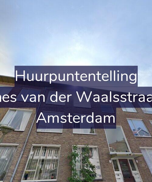 Foto gevel Huurpuntentelling voor Johannes van der Waalsstraat 32-2, Amsterdam