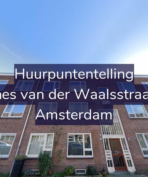Foto gevel Huurpuntentelling voor Johannes van der Waalsstraat 68-1, Amsterdam