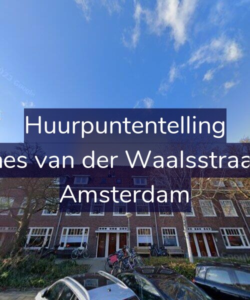 Foto gevel Huurpuntentelling voor Johannes van der Waalsstraat 21-1, Amsterdam