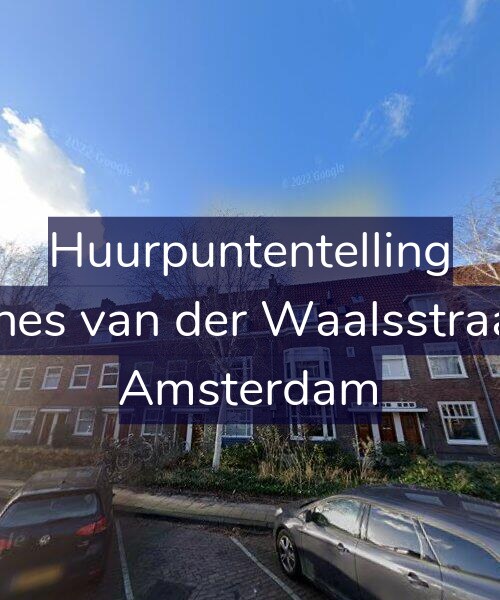 Foto gevel Huurpuntentelling voor Johannes van der Waalsstraat 9-H, Amsterdam