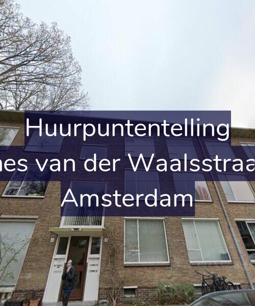 Foto gevel Huurpuntentelling voor Johannes van der Waalsstraat 38-1, Amsterdam